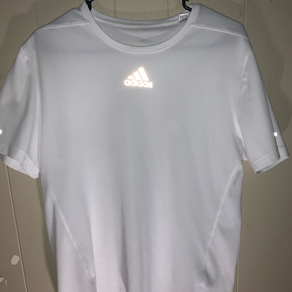 Men’s Adidas White running shirt - Picture 1 of 4